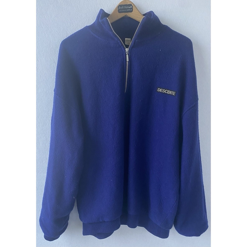 Descente Wool Sweater Mens Large Comfort‎